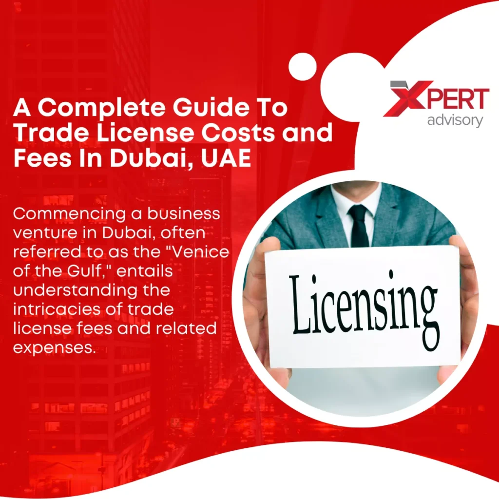 Price of a trade license in Dubai.