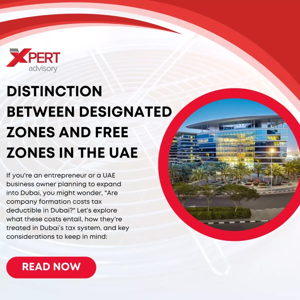 difference between designated zone and free zone