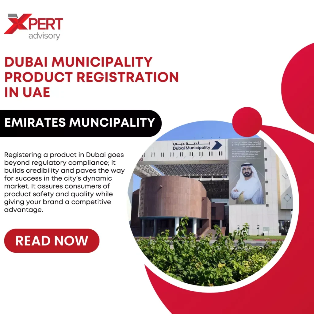 Dubai Municipality Product Registration