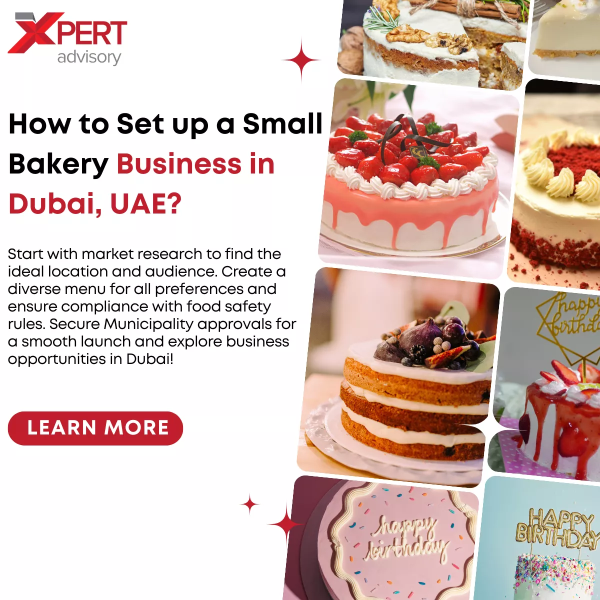 Set up a Small Bakery Business in Dubai