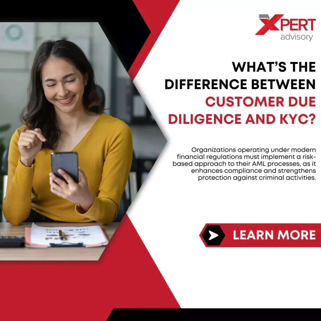 difference between customer due diligence and kyc