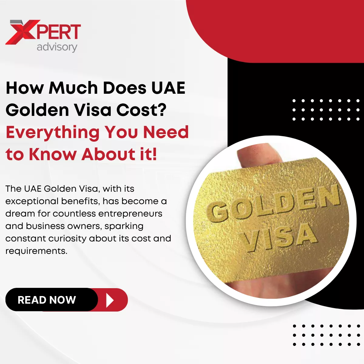 how much does uae golden visa cost