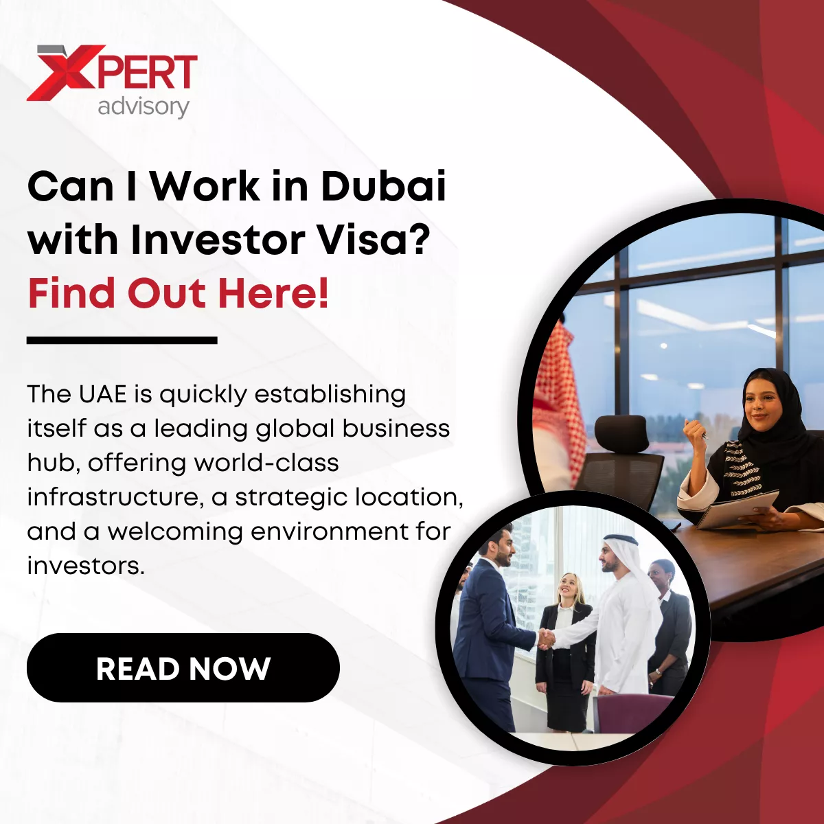 can i work in dubai with investor visa