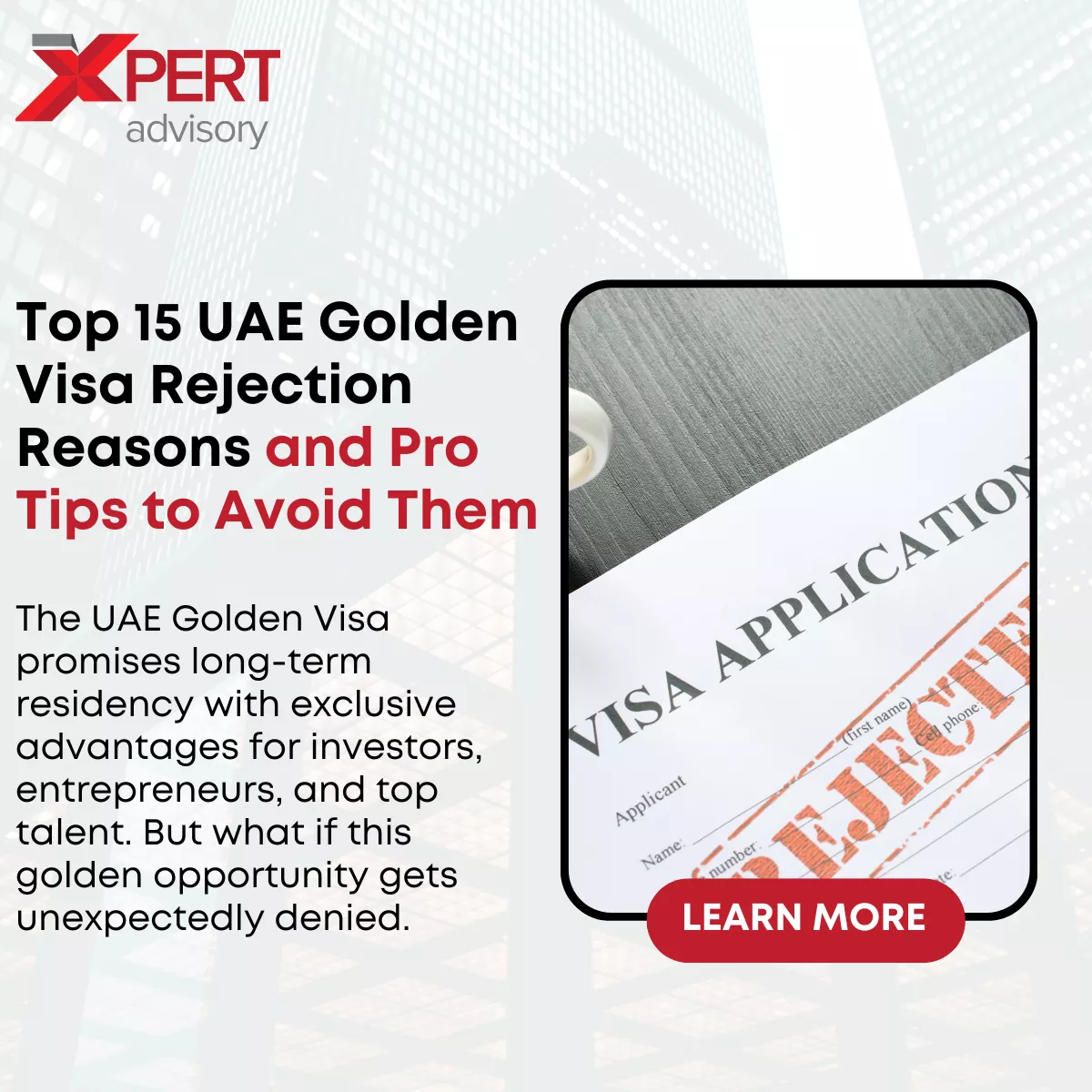 uae golden visa rejection reasons