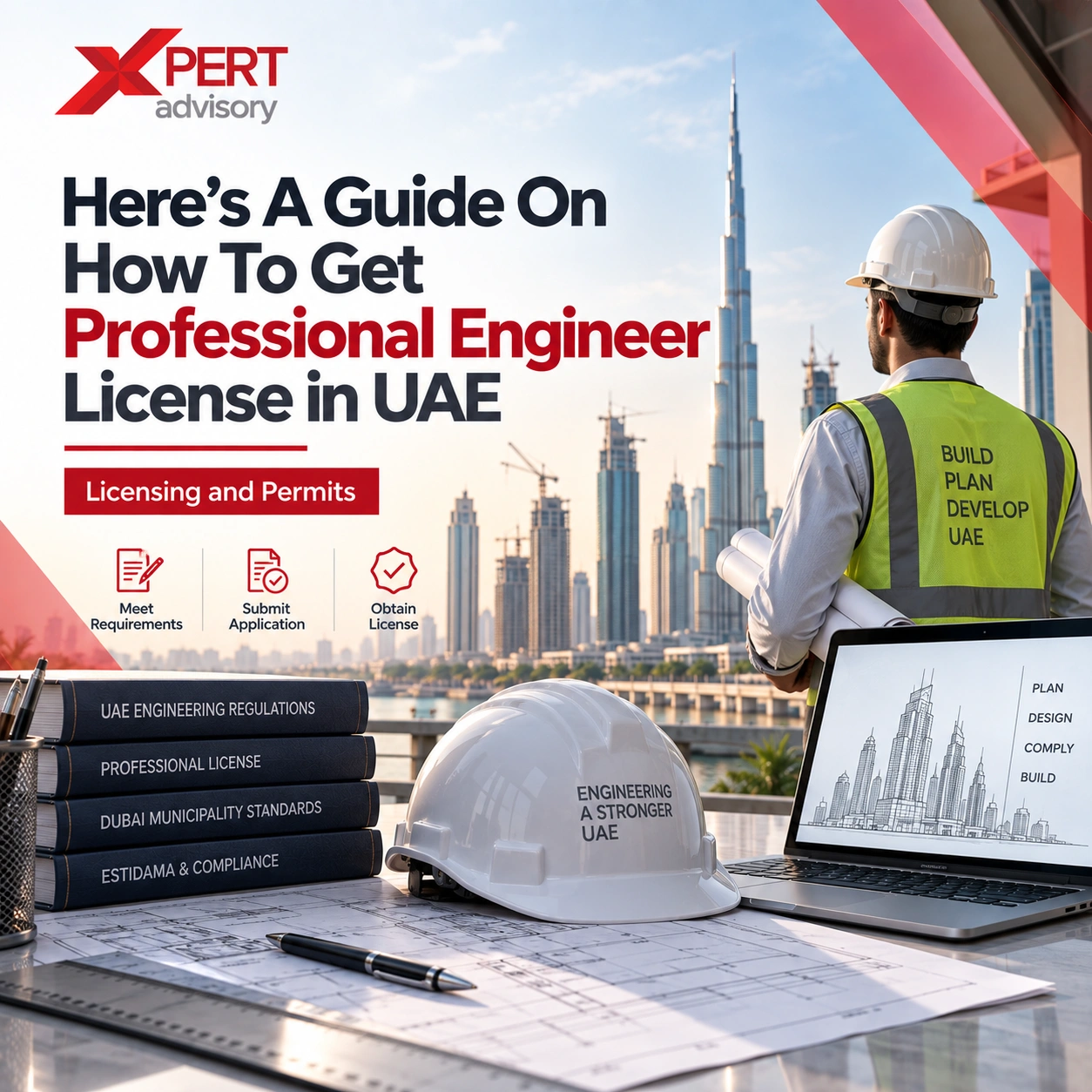 how to get professional engineer license in uae