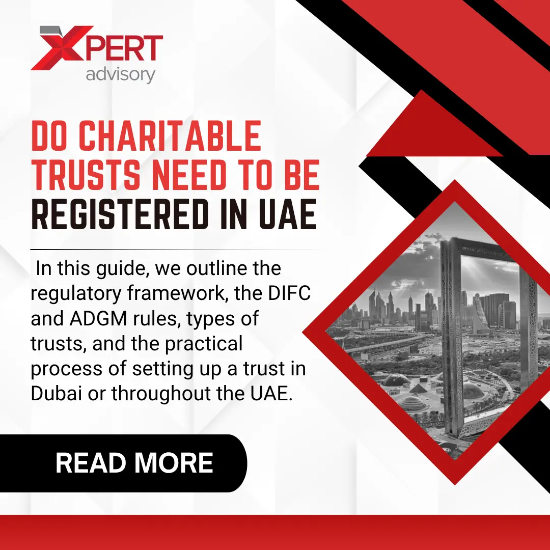 do charitable trusts need to be registered in uae