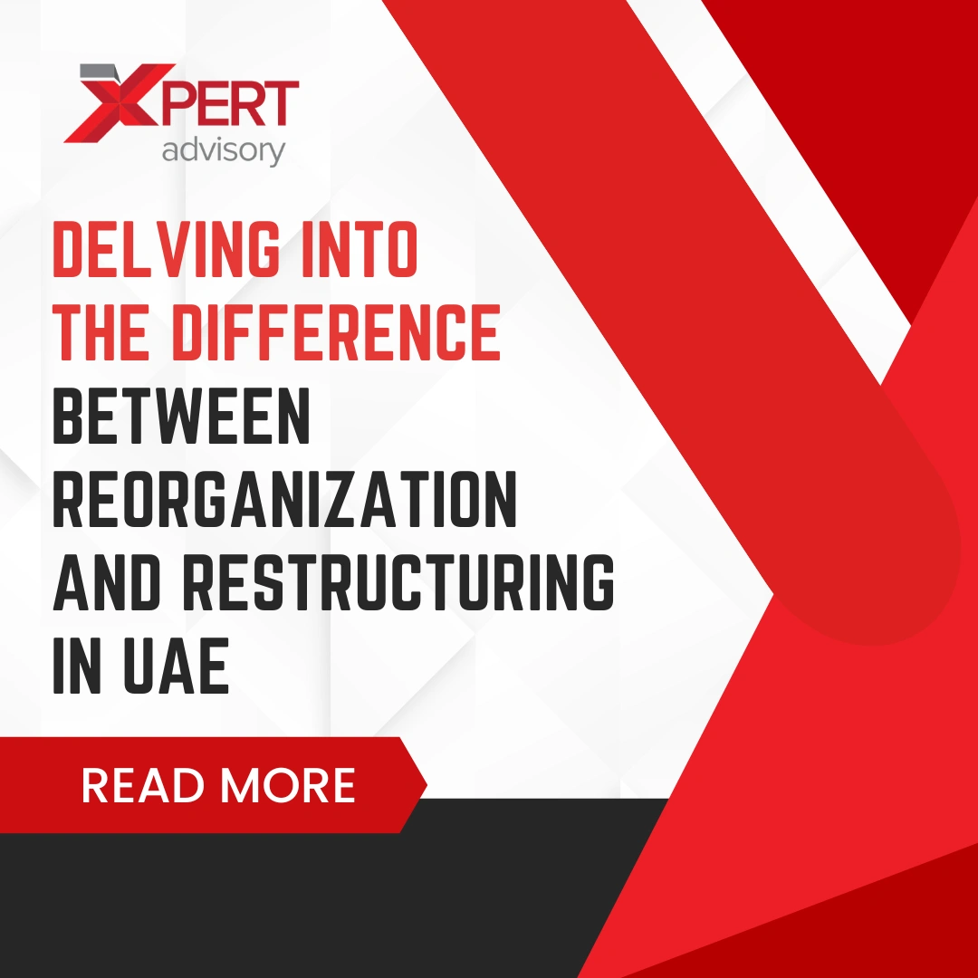 difference between reorganization and restructuring in uae