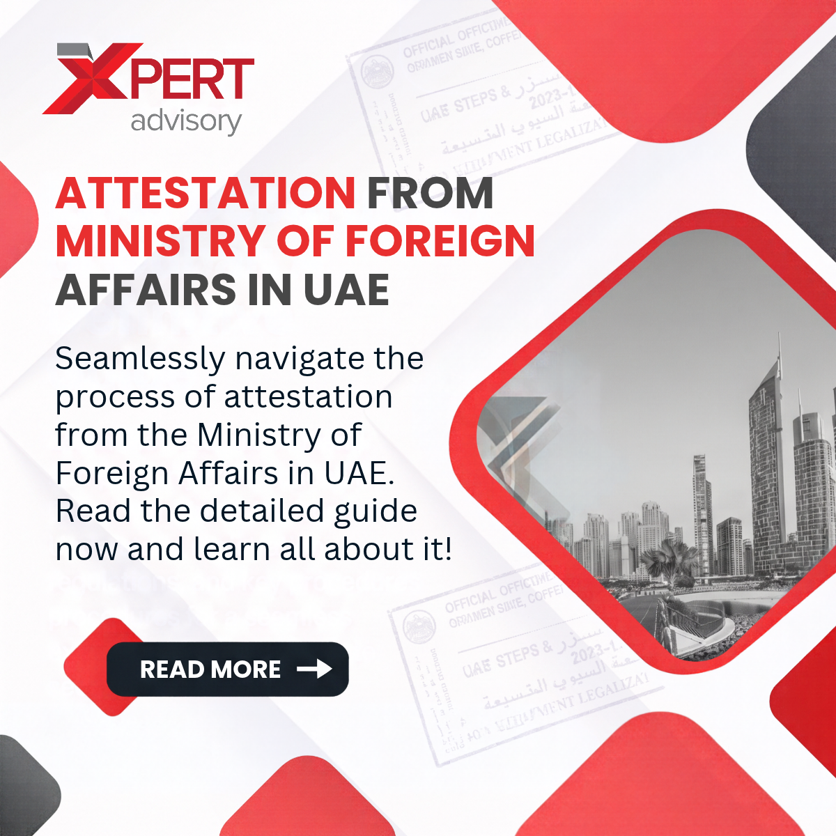 Attestation from Ministry of Foreign Affairs