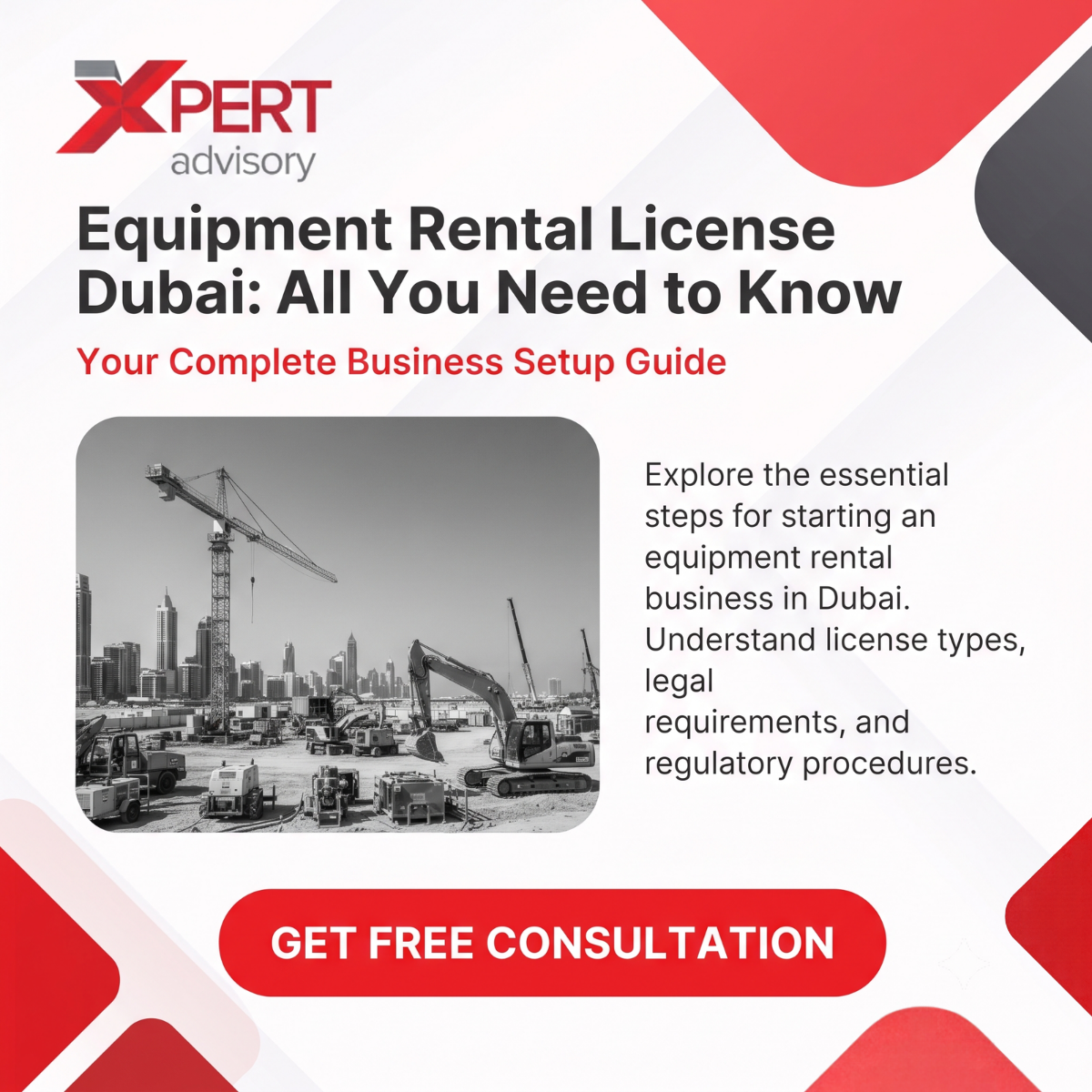 Equipment Rental License Dubai